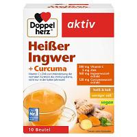 DOPPELHERZ heißer Ingwer+Curcuma Beutel 10 St