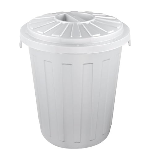 Keeeper Maxi-emmer met handvatten en deksel, 23 liter, zilver