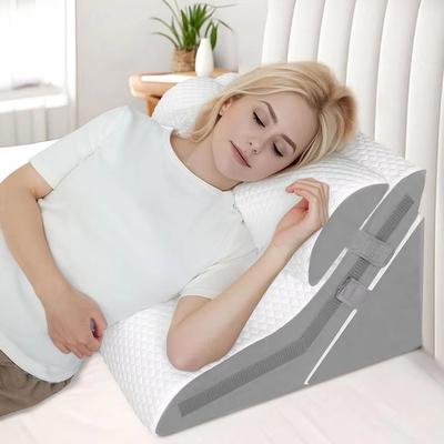Inspired Finds Adjustable 3 Piece Wedge Pillow Set For Sleeping, Acid Reflux, Snoring & Post Surgery Comfort Adjustable 3 Piece Wedge Pillow Set For Sleeping, Acid Reflux, Snoring & Post Surgery Comfort