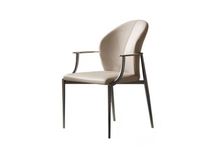 Xumh2024-3 Küchenstuhl Esszimmerstühle, Moderne Küchen- und, gepolsterte Esszimmer-Akzentstühle mit Sitzfläche aus Kunstleder stabilen Metallbeinen