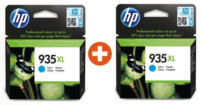 HP 935XL Original Druckerpatrone Cyan C2P24AE (2 Stk) 2XC2P24AE