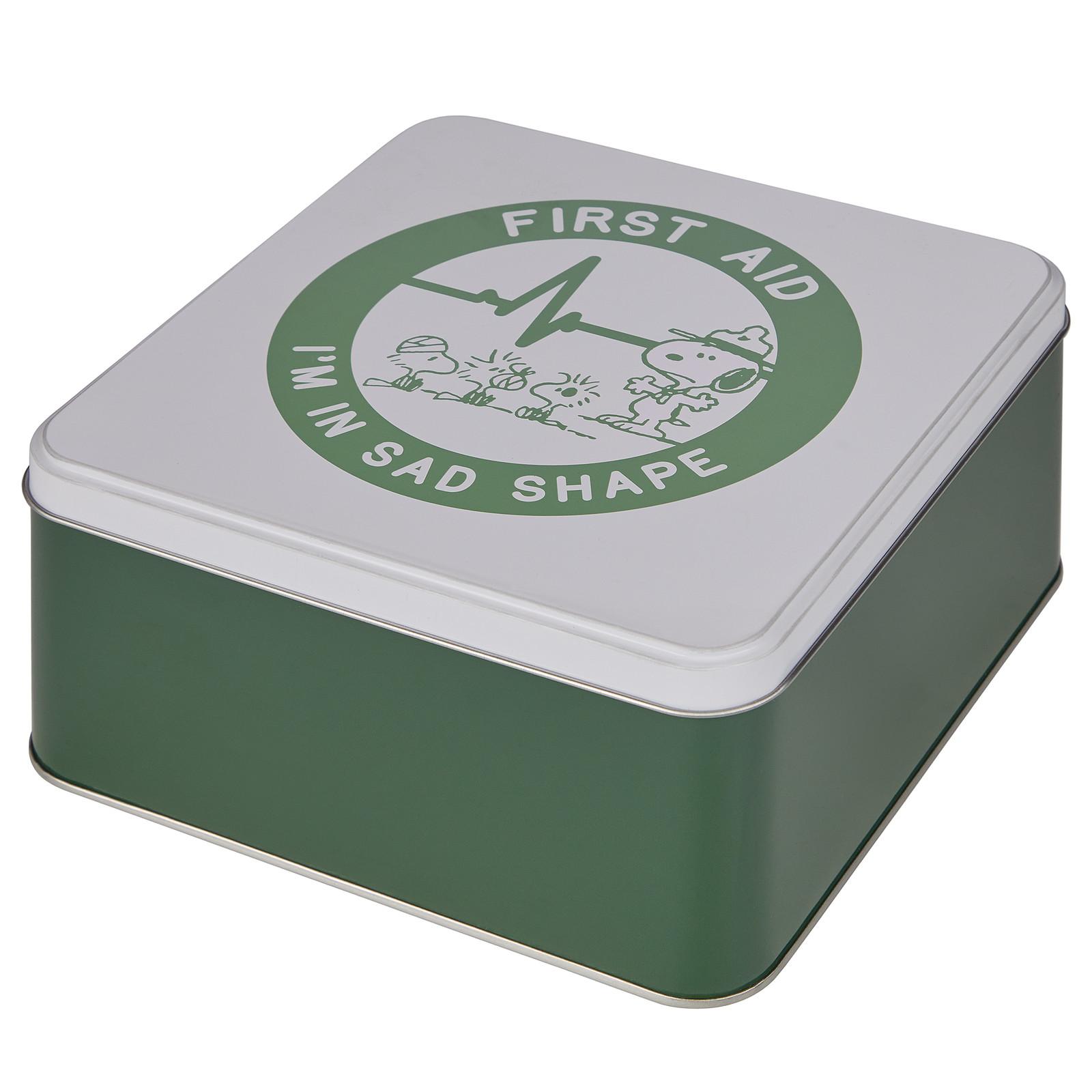 home24 First Aid Outdoor Box groen, B/D/H: 18 x 9 x 18 cm