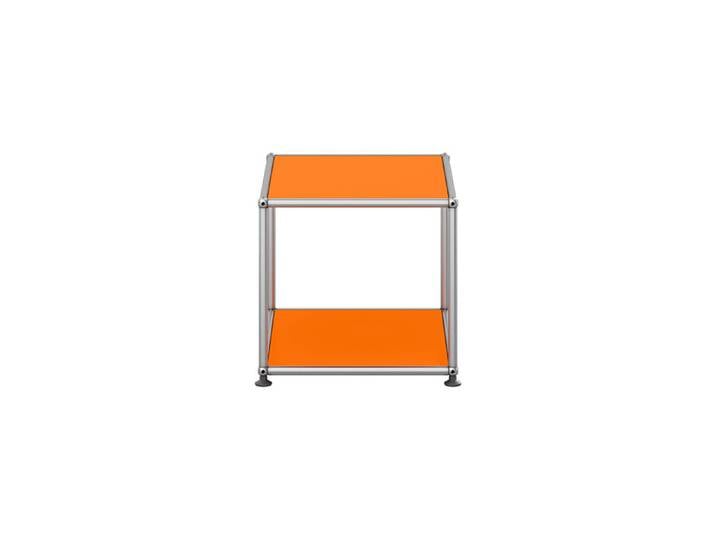 USM Haller Beistelltisch M21 reinorange offen T 418 cm 52.3x39x41.8