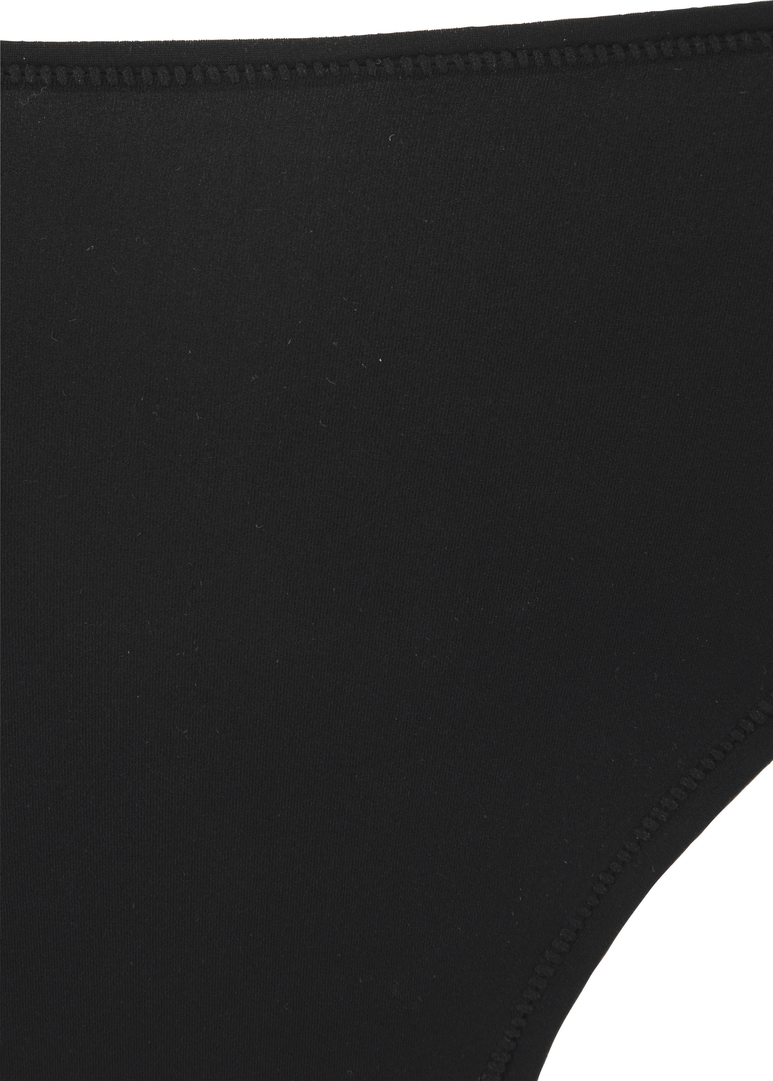Brasilslip COPENHAGEN STUDIOS, Damen, Gr. XL, Microfaser, schwarz, Microfaser, Obermaterial: 77% Polyamid, 23% Elasthan, unifarben, normal, Unterhosen Brasilslip, Babylock-Beinabschluss, aus elastischer Microfaser schwarz XL, Microfaser