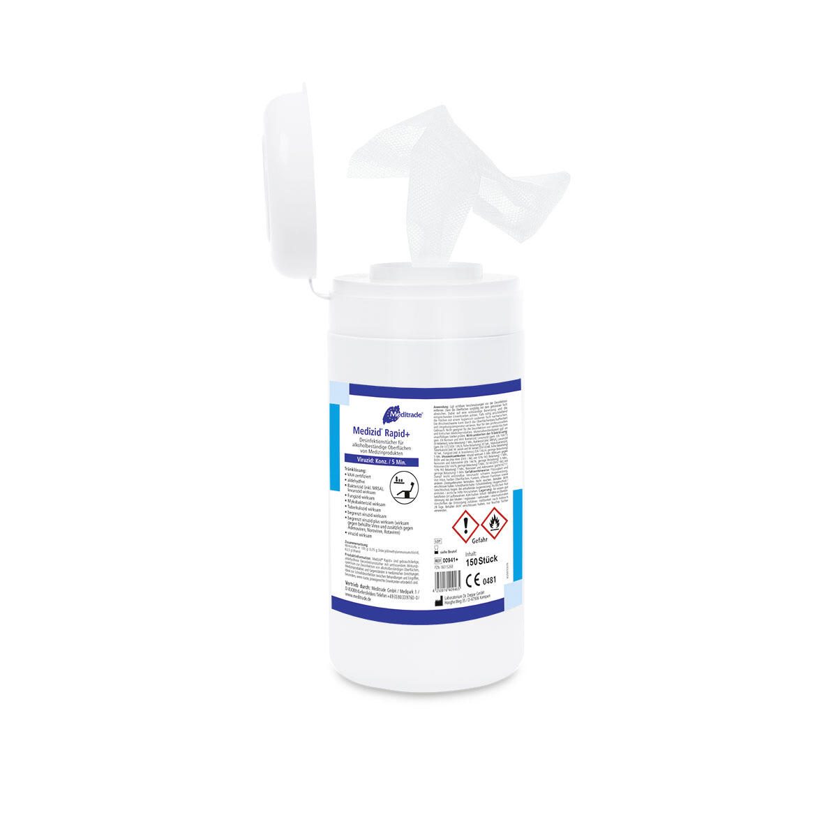 Meditrade® Desinfektionstücher Medizid® Rapid 00941+