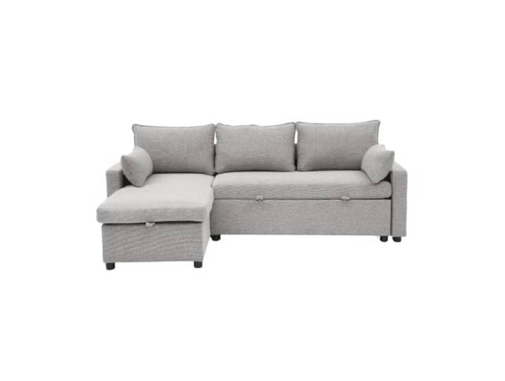 Louison Schlafsofa, 3-Sitzer, Stoff, mit Ottomane, L 219 cm