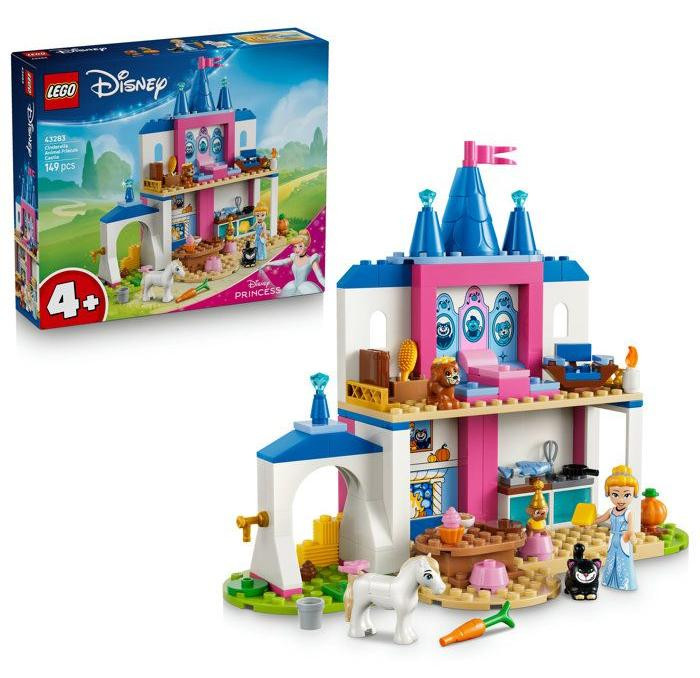 LEGO Disney Prinsessen Het Kasteel van Assepoester en haar Dieren Bouwset 43283