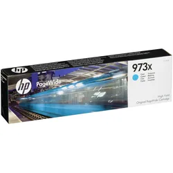 HP 973X - Hohe Ergiebigkeit - Cyan - original - PageWide - Tintenpatrone