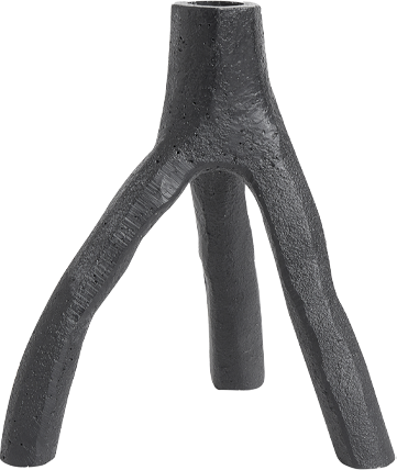 Muubs Aion Lysestage I Støbejern - 17 Cm