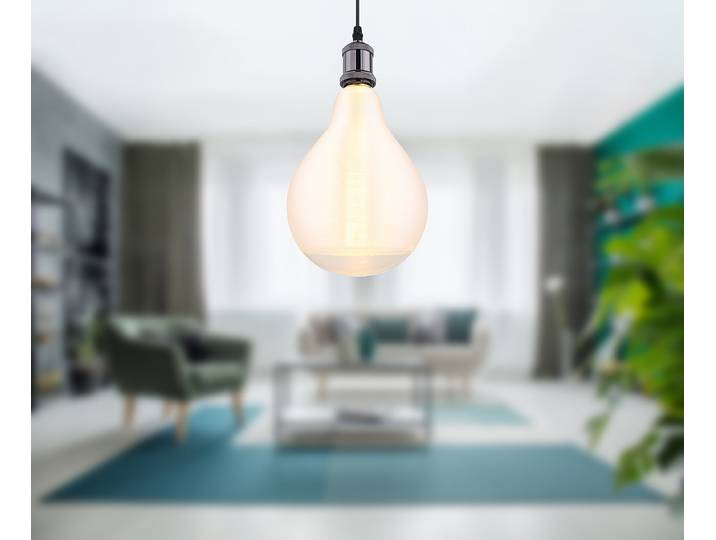 Ampoule LED Naima Ø 13cm Blanc/Transparent/Blanc