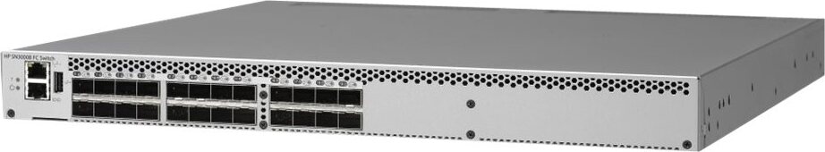 HPE StoreFabric SN3000B, Vollduplex, Rack-Einbau, 1U
