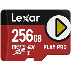 Lexar PLAY PRO MicroSDXC Speicherkarte 256GB SD7.1 (600/900 MB/s)