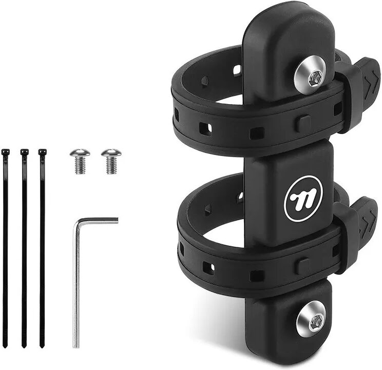 INF Adaptateur de Montage Universel pour Porte-Bidon de Vélo - Silicone Noir