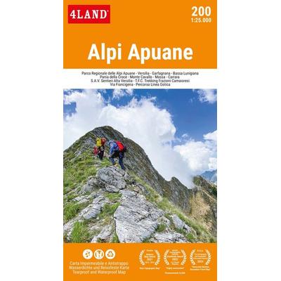 Alpi Apuane 1:25.000, Karte von , 4LAND