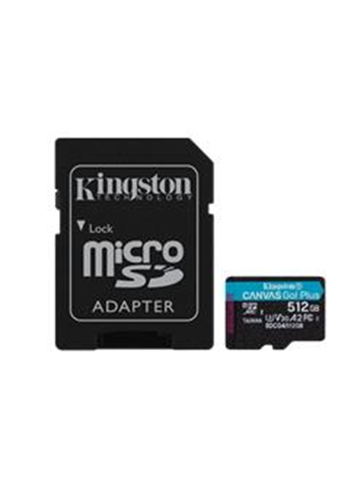 Kingston Canvas Go! Plus microSD/SD - 200MB/s - 512GB