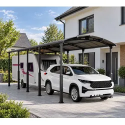 Palram - Canopia Aluminium Carport Arcadia Alpine 10600 | Anthrazit | 1072x359x352 cm - Anthrazit