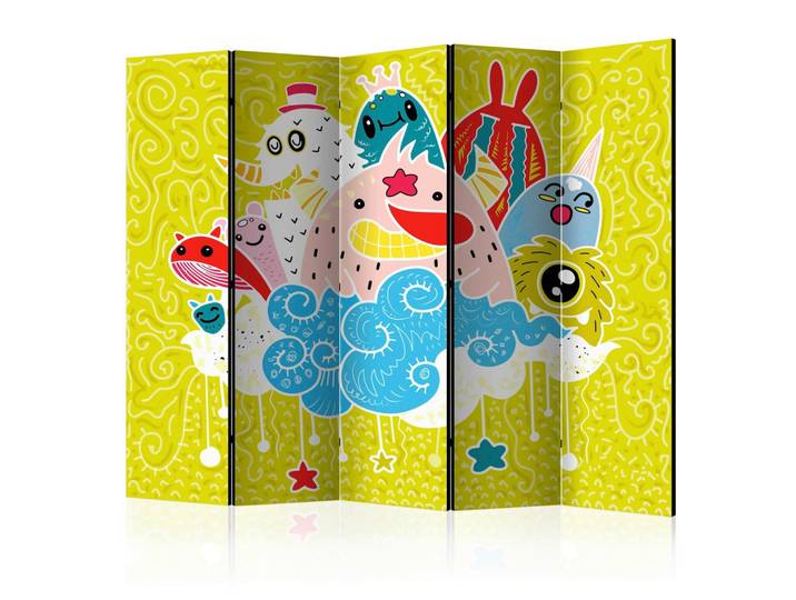 Paravent Happy Creatures II Multicolor