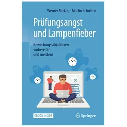 Prüfungsangst und Lampenfieber, Sachbücher von Werner Metzig, Martin Schuster