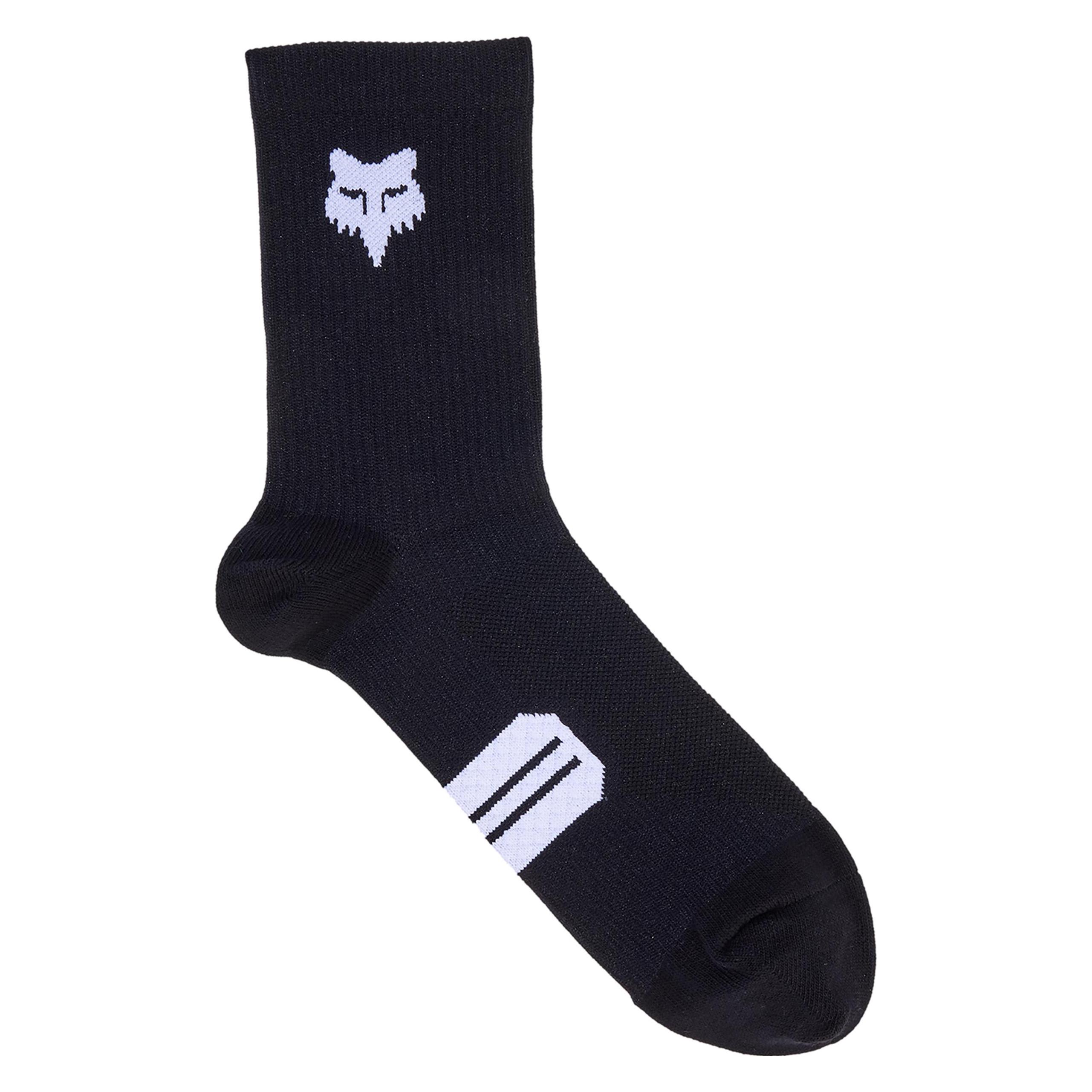 Fox Socks 23 6" Ranger Prepack Black Blk (L) (32798826)