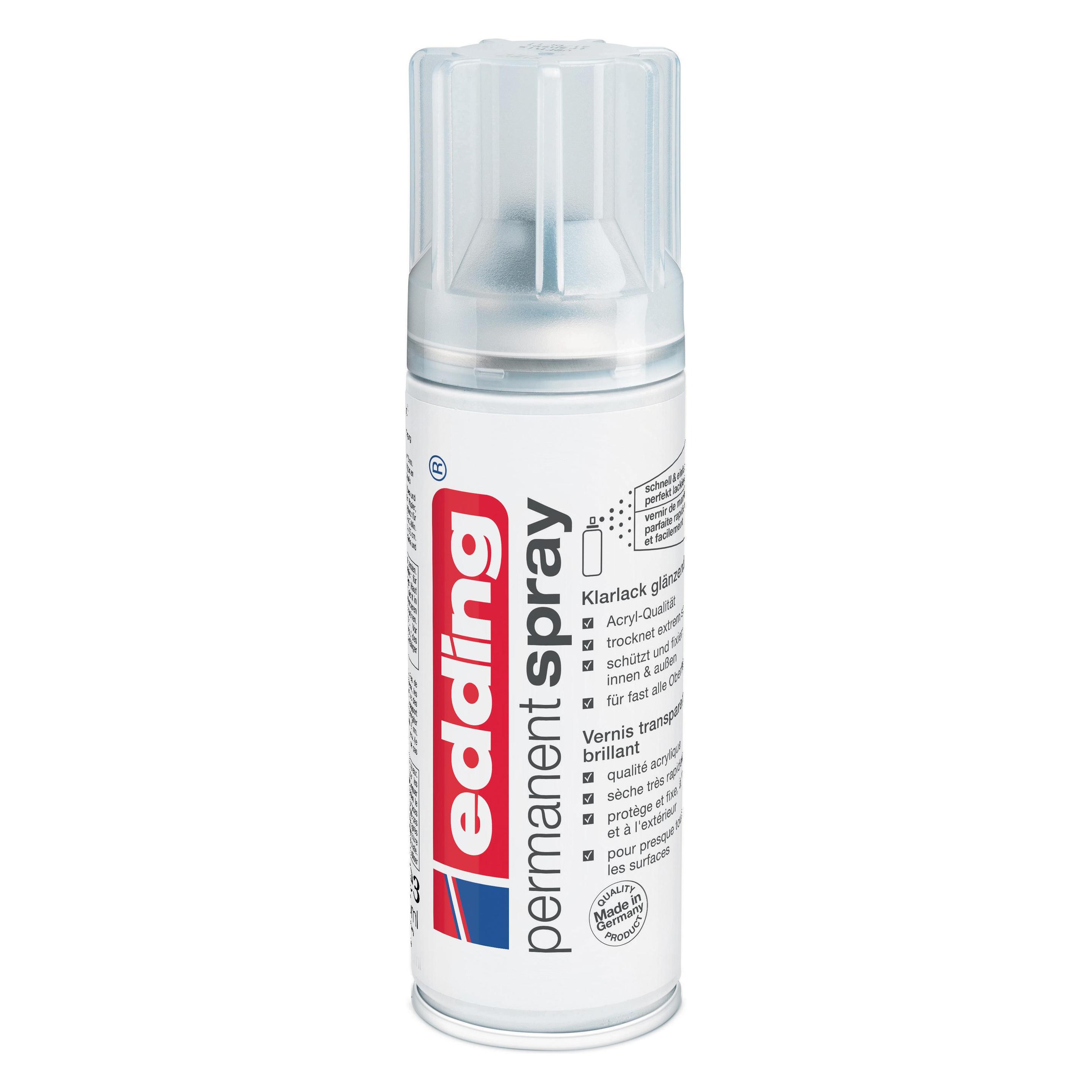 Edding Klarlack Spray (Farblos glanz, 0.20 l) (002564)