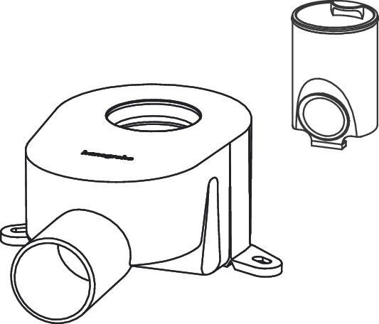 Hansgrohe RainDrain Go Siphon standard , 87844000 87844000
