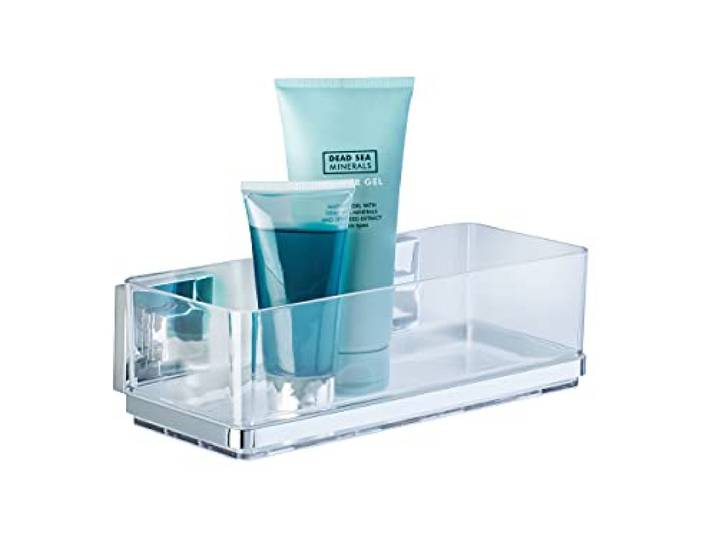 WENKO Vacuum-Loc® étagère Murale en Acier INOX Quadro Quadro Brillant
