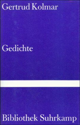 Gertrud Kolmar - Gedichte (Bibliothek Suhrkamp) - Preis vom 11.10.2026 15:43:13 h