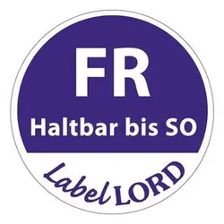 500 LabelLord Etiketten Ø 19 mm blau Aqualabel FR haltbar bis SO, abwaschbar