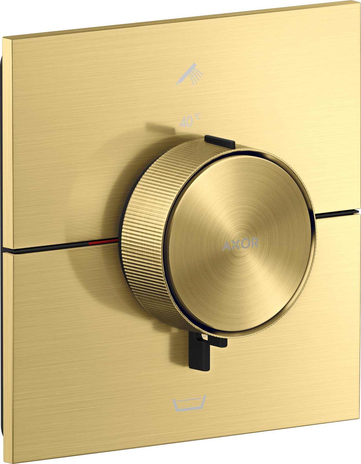 Hansgrohe Axor ShowerSelect ID Thermostat UP Complete Set met 2 Verbrandingsbeveiligingscontacten Vierkant Model