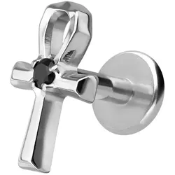 Titan Labret mit Innengewinde ANKH