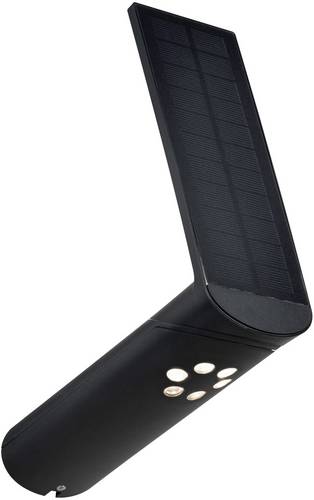Paulmann 94260 Ilias Solar-Außenwandleuchte mit Bewegungsmelder 1.20W Warmweiß Anthrazit