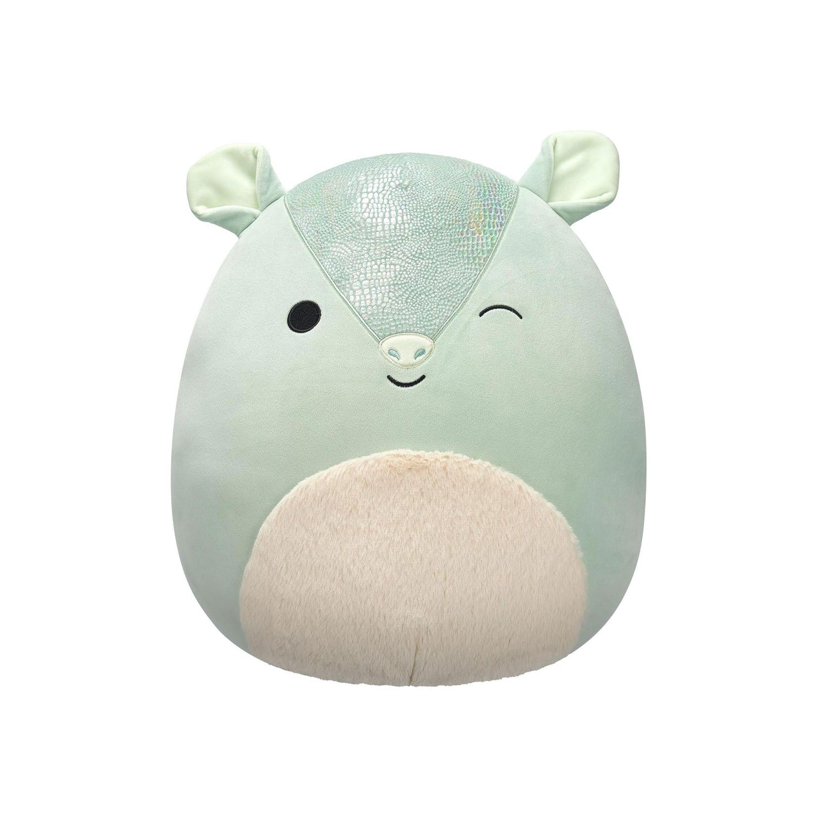 Jazwares SQCR06649 - Squishmallows - Arilla, das Gürteltier, Plüschfigur, 40 cm