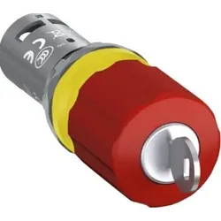 ABB CE3K1-10R-02 Not-Aus-Taster Compact 30mm, Schlüsselentriegelung, 2 Öffner CombiLine-Compact 1SFA619502R1051