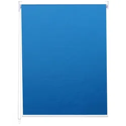 Décoshop26 - Verdunkelungsrollo für Fenster Sonnenschutz seitliche Bedienung 60 x 160 cm blickdicht blau 04_0004536