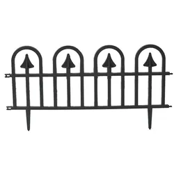 POWERTEC GARDEN 10 teiliges Gartenzaun-Set aus PP, ca. 60 x 31,5 cm
