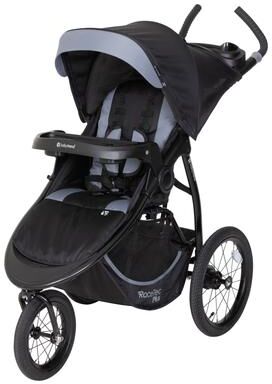 Baby Trend Expedition® Zero Flat Jogger with LED Lights, Dash Grey