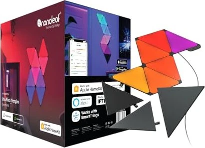 Nanoleaf Shapes Black Triangles Starter Kit 9PK