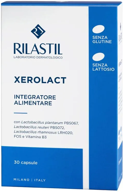 IST.GANASSINI SpA Rilastil Xerolact, 30 Capsule