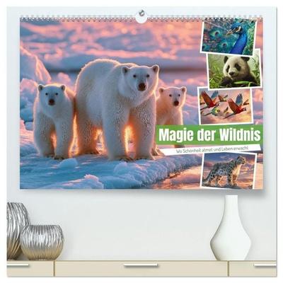 Magie der Wildnis (hochwertiger Premium Wandkalender 2027 DIN A2 quer), Kunstdruck in Hochglanz
