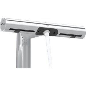JSD Händetrockner OneTap 2in1, Jet-Luftstrom, silber, Wasserhahn, Infrarotsensor, 1350 W, HEPA-Filter, Edelstahl