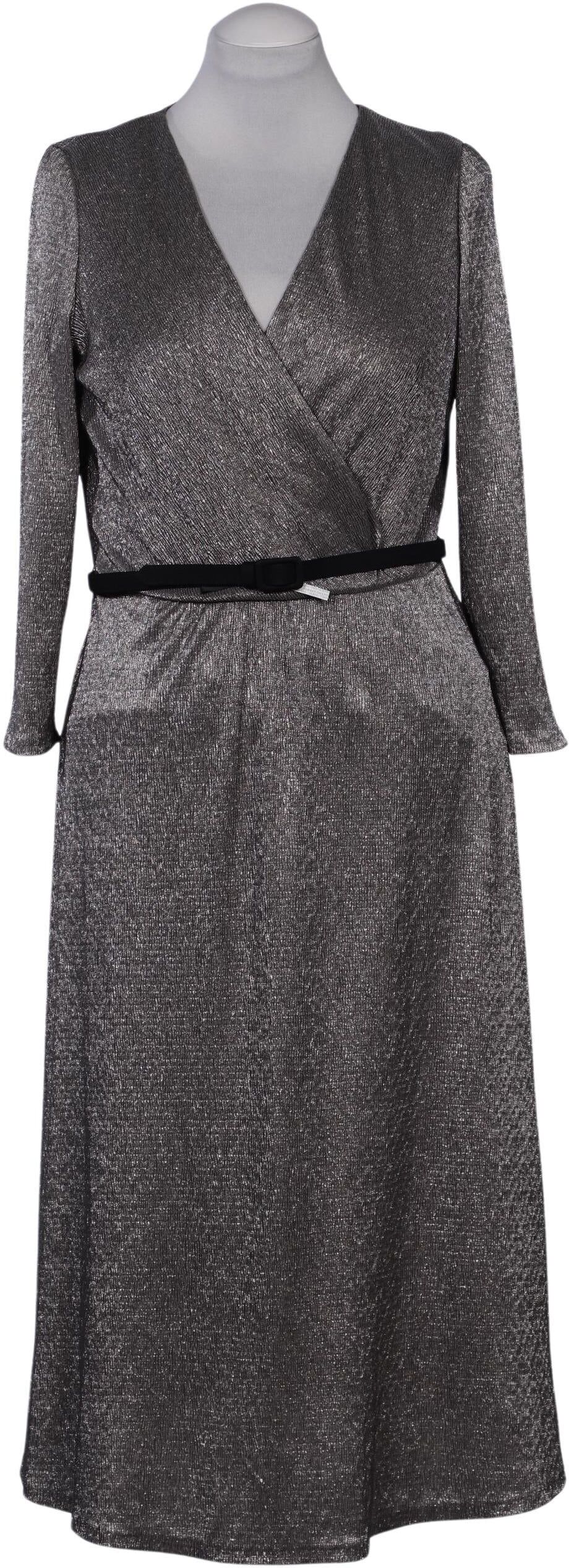 Lauren Ralph Lauren Damen Kleid, Silber, Gr. M (US 6), Synthetik - Second Hand