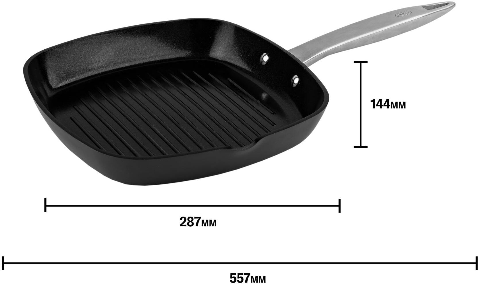 Bratpfanne ZYLISS "Ultimate Pro 26 cm", schwarz, Ø:26cm, Pfannen, Bratpfanne, Hochwertige Bratpfanne schwarz Ø 26cm