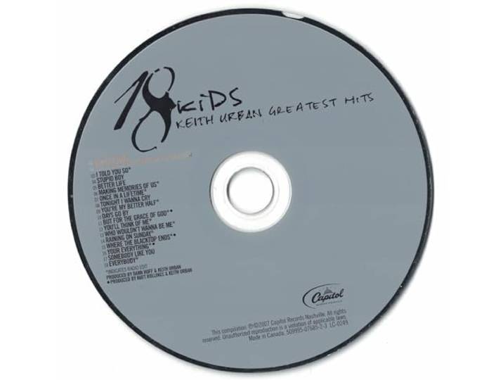 Keith Urban - Greatest Hits CD 07