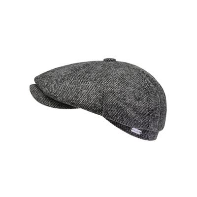 Schiebermütze CHILLOUTS "Ronald Hat", Herren, Gr. 58, grau (grau melange), Materialmix, meliert, Mützen, mit komfortablem Innenfutter
