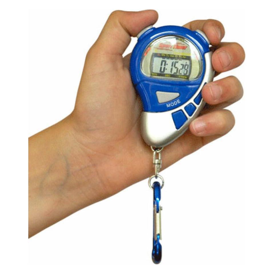 Johntoy Sport aktiv Stoppuhr, Karabiner (29076)