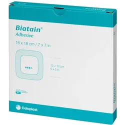 Biatain Schaumverband 18x18 cm selbst ha 5 St