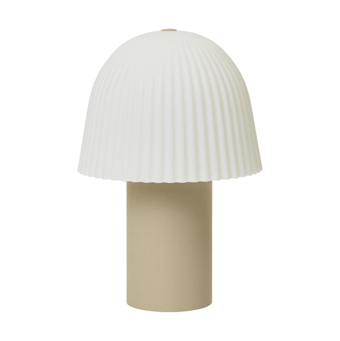 Ferm Living Frill draagbare LED tafellamp - Cashmere White - Dimbaar