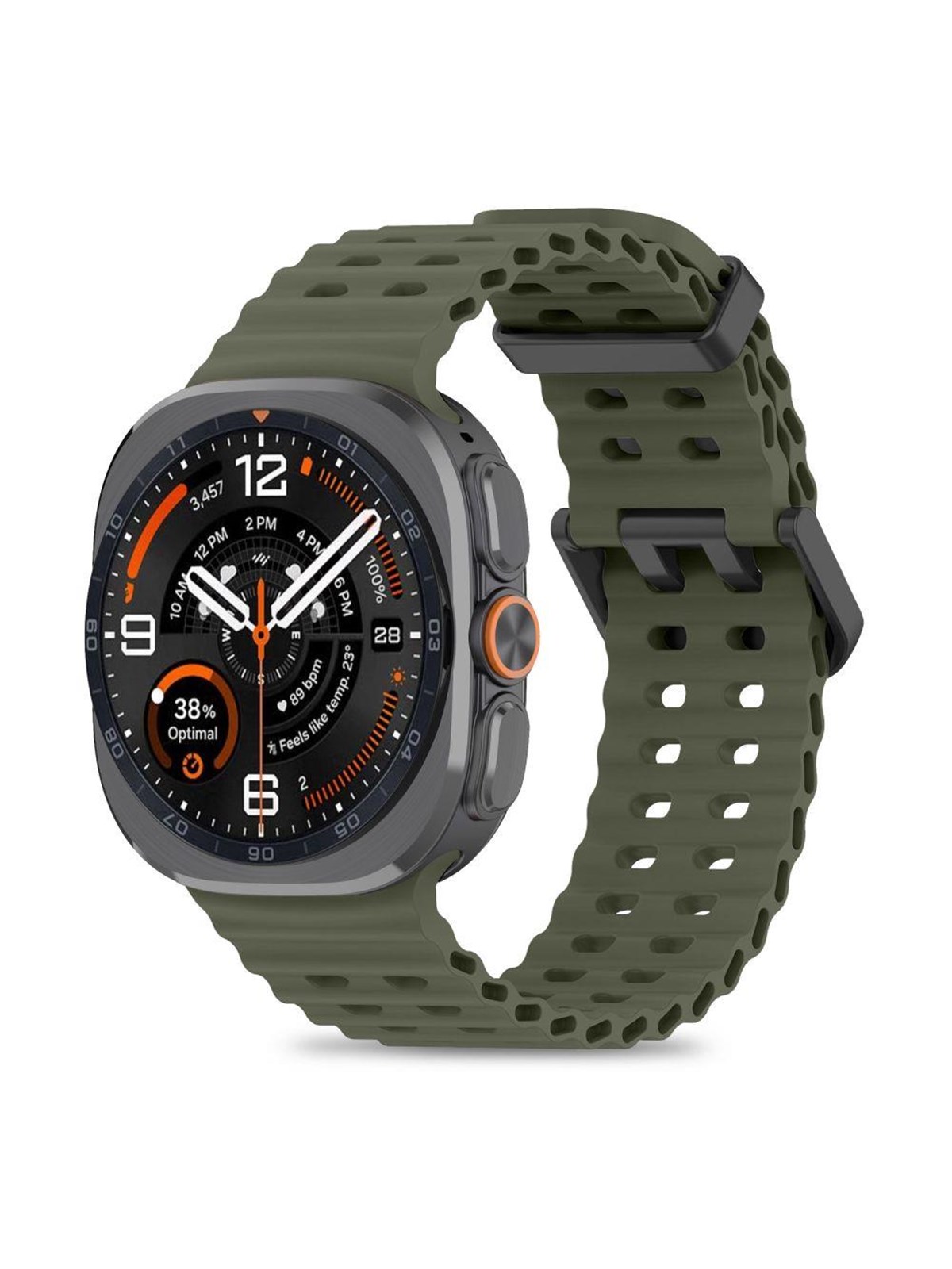Tech-Protect Iconband Pro for Samsung Galaxy Watch Ultra/Ultra2 47mm - Dark Green