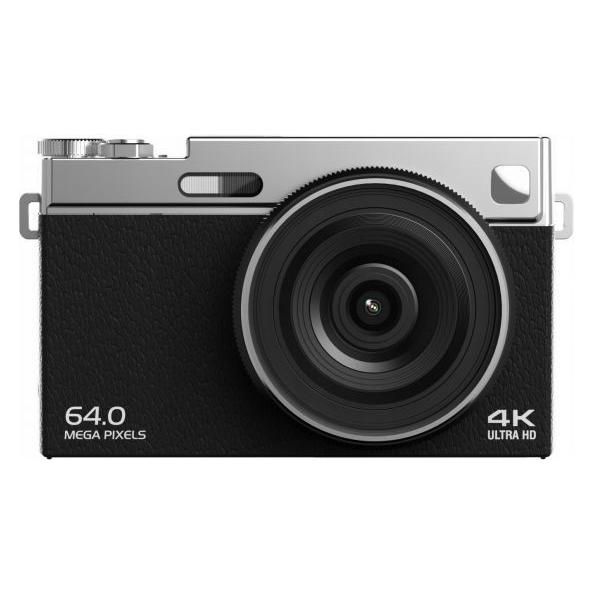 Xrec Aparat Cyfrowy 64mp / 4k / 16x Zoom / Obrotowy Ekran Lcd 2,88" / C77 / Czarny (64 Mpx) (68316603)