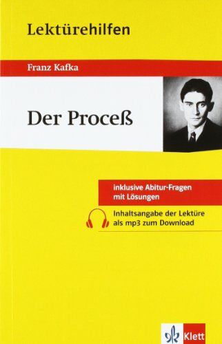 Franz Kafka - Lektürehilfen Der Proceß (Der Prozess). Ausführliche Inhaltsangabe und Interpretation - Preis vom 30.09.2026 09:01:18 h